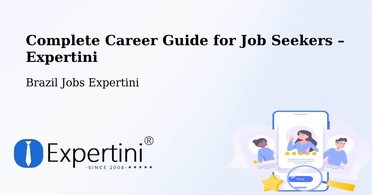 Career Guide for Job Seekers – Caetés - Caetés, Brazil Jobs Expertini