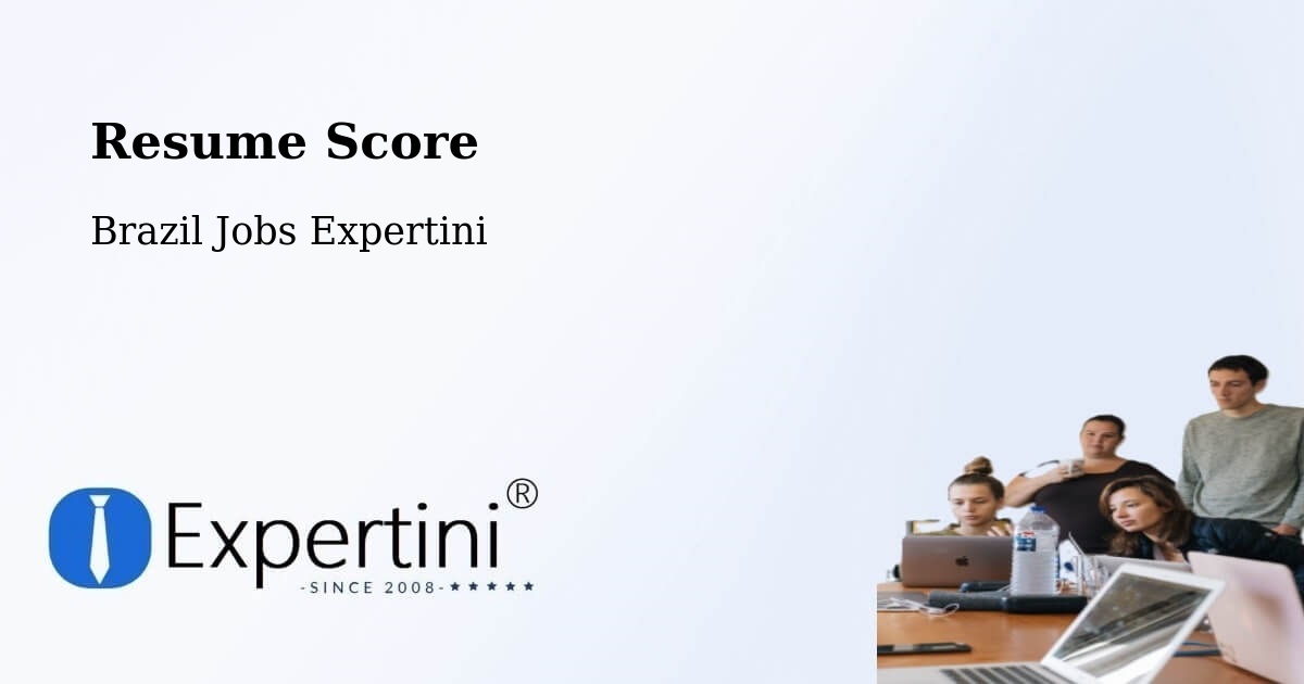 Resume Score & Job Description Match Tool – Caetés - Brazil Jobs Expertini